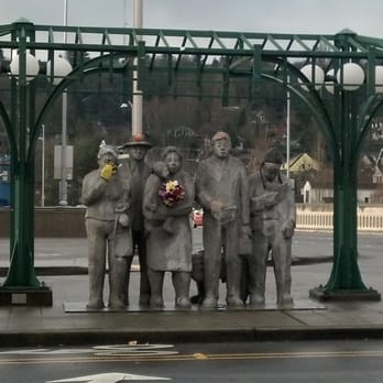 Waiting For the Interurban - Public Art Near Me - Seattle, Washington Waiting For the Interurban - Public Art Near Me - Seattle, Washington