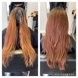 Beautylux Lounge - Toning down her brassy