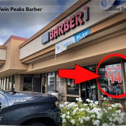 Twin Peaks Barber Shop - Standard haircut ($14) - Great service & value!