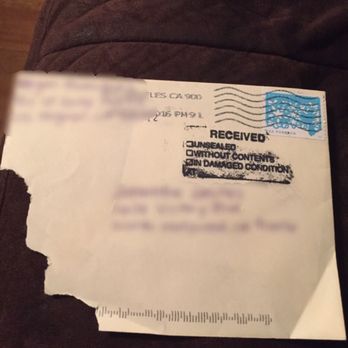 US Post Office - This is the picture my friend sent me of how she received it. - Post Offices Near Me - Los Angeles, California US Post Office - This is the picture my friend sent me of how she received it. - Post Offices Near Me - Los Angeles, California