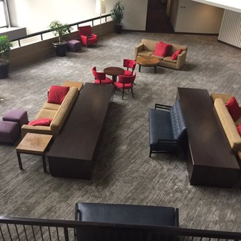 Hilton Atlanta - One of the common sitting areas between hotel room floors - Hotels Near Me - Atlanta, Georgia Hilton Atlanta - One of the common sitting areas between hotel room floors - Hotels Near Me - Atlanta, Georgia