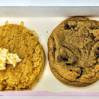 Crumbl - Oak Creek - four cookies in a box - Bakeries Near Me - Oak Creek, Wisconsin