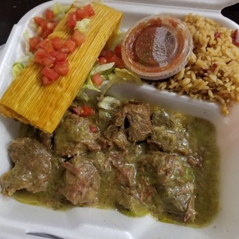 Casa Del Rio - green chile con carne combo with beef tamale, rice and salsa - Mexican Near Me - Tucson, Arizona Casa Del Rio - green chile con carne combo with beef tamale, rice and salsa - Mexican Near Me - Tucson, Arizona