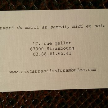 Les Funambules - Business card - French Near Me - Strasbourg, 67