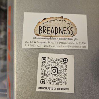 Random Acts of Breadness - Bakeries Near Me - Burbank, California Random Acts of Breadness - Bakeries Near Me - Burbank, California