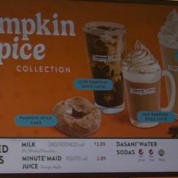 Krispy Kreme - Specialty lattes