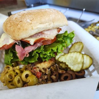 Olive Pit - The Muffuletta Sandwich - Burgers Near Me - Corning, California Olive Pit - The Muffuletta Sandwich - Burgers Near Me - Corning, California