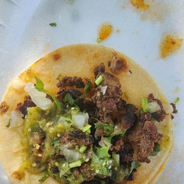 Another picture showing the bug on my taco