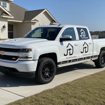 JT Construction - logo wrapped work truck - General Contractors Near Me JT Construction - logo wrapped work truck - General Contractors Near Me