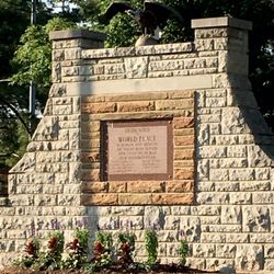 Vlasis Park - Monument to world peace.