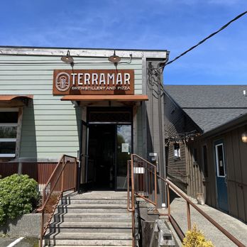 Terramar Brewing & Distilling - Exterior - Entrance - Pizza Near Me - Edison, Washington Terramar Brewing & Distilling - Exterior - Entrance - Pizza Near Me - Edison, Washington