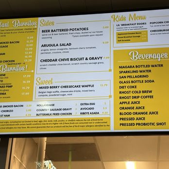 Eggbred - Menu from August 2025 - Breakfast & Brunch Near Me - Whittier, California
