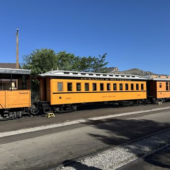 Durango & Silverton Narrow Gauge Railroad - Our coach train car - Trains Near Me - Durango, Colorado Durango & Silverton Narrow Gauge Railroad - Our coach train car - Trains Near Me - Durango, Colorado