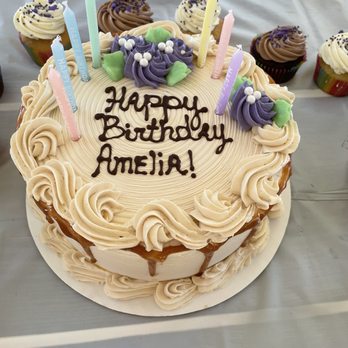 Cake Stand Desserts - Salted caramel 8" cake plus cupcakes! - Bakeries Near Me - Boca Raton, Florida
