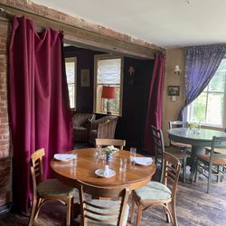 Race Brook Lodge - Tavern table