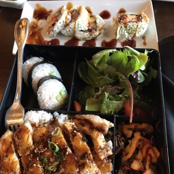Bonsai - Teriyaki bento box with a Vegas roll - Sushi Bars Near Me - Chandler, Arizona