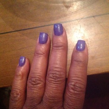 California Nails - Purple finger nails - Nail Salons Near Me - Shreveport, Louisiana