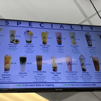 Boba Lane - Menu - Bubble Tea Near Me - Rocklin, California