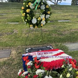Avalon Flowers - We placed all flowers on my grandparents grave since my uncle will be cremated.
