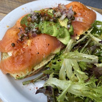 Foreigner - Smoked Salmon Toast w/ Avocado - Breakfast & Brunch Near Me - San Mateo, California Foreigner - Smoked Salmon Toast w/ Avocado - Breakfast & Brunch Near Me - San Mateo, California