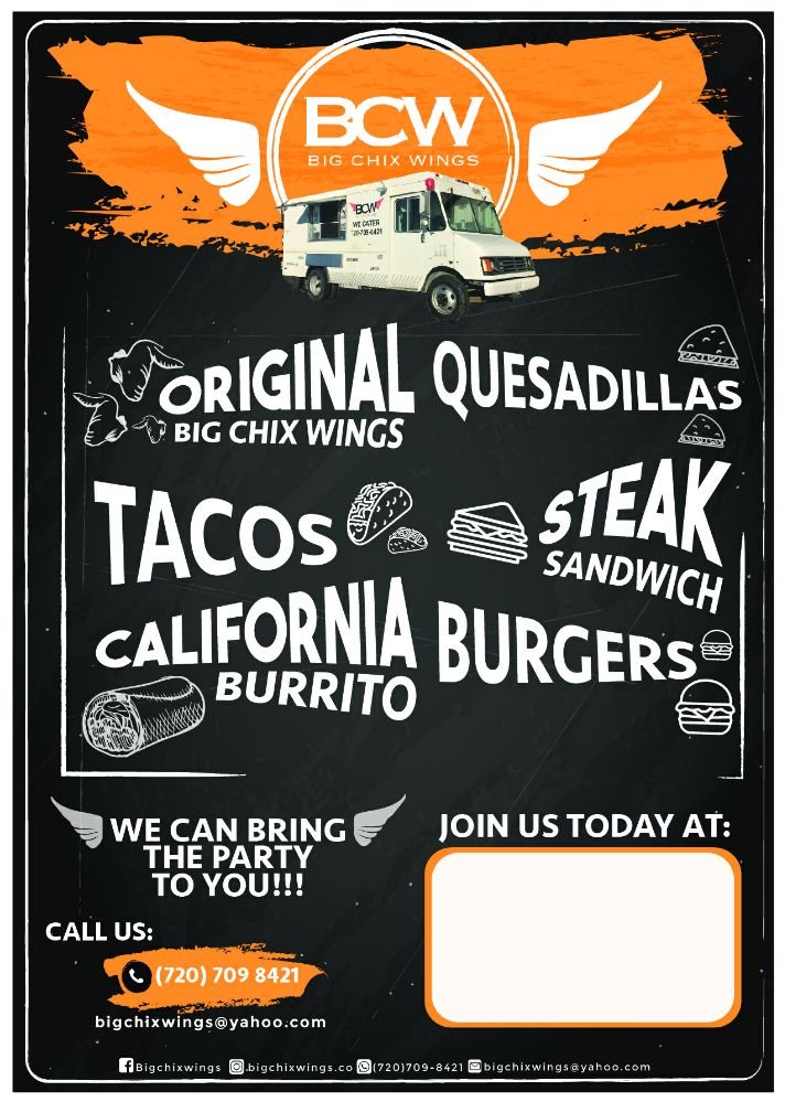 BIGCHIXWINGS 301 Main St, Longmont, Colorado Food Trucks