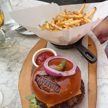 Taverna - Taverna Burger  (best burger and fries ! ) - Italian Near Me - Dallas, Texas