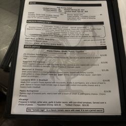 The Village Haven - Menu