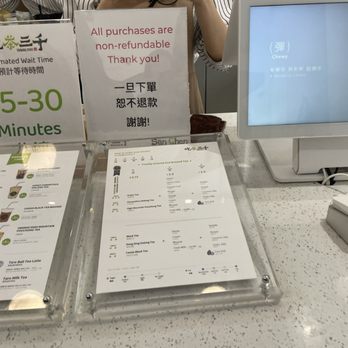 Chicha San Chen - Cashier counter - Bubble Tea Near Me - New York, New York
