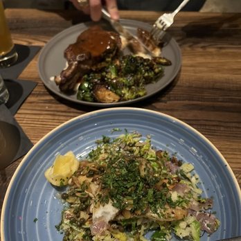 Warehouse 72 - Pork chops and founder - New American Near Me - Houston, Texas Warehouse 72 - Pork chops and founder - New American Near Me - Houston, Texas