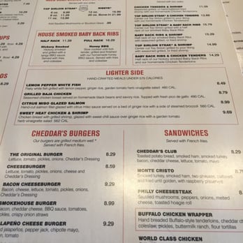 Cheddar's Scratch Kitchen - Menu - Comfort Food Near Me - Centerville, Ohio