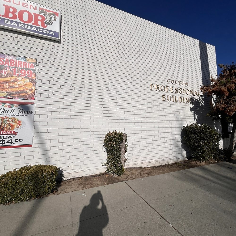 Colton Professional Building - Building sign - Shared Office Spaces Near Me - Colton, California Colton Professional Building - Building sign - Shared Office Spaces Near Me - Colton, California