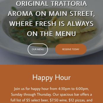 Trattoria Aroma - Italian Near Me - Williamsville, New York