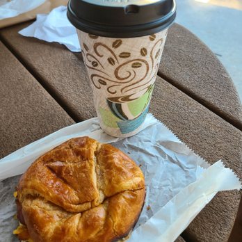 Rosetta's Produce - Bacon, egg and cheese on a croissant. Yum! - Farmers Market Near Me - Jupiter, Florida