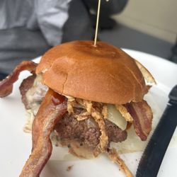 DeLaveaga Golf & Grille - Bourbon and bbq smash burger