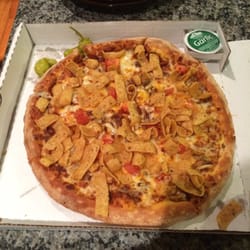 Frito pie pizza