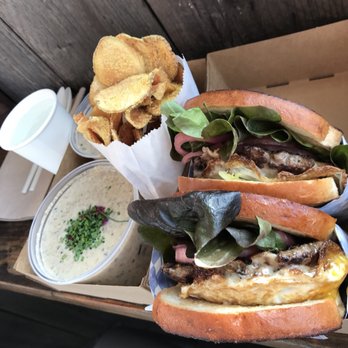 Dad's Luncheonette - Homemade chips, burgers, cream of mushroom soup - New American Near Me - Half Moon Bay, California Dad's Luncheonette - Homemade chips, burgers, cream of mushroom soup - New American Near Me - Half Moon Bay, California