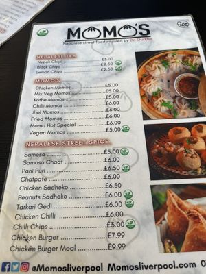 Menu photo 1 Momo's Liverpool, XMS