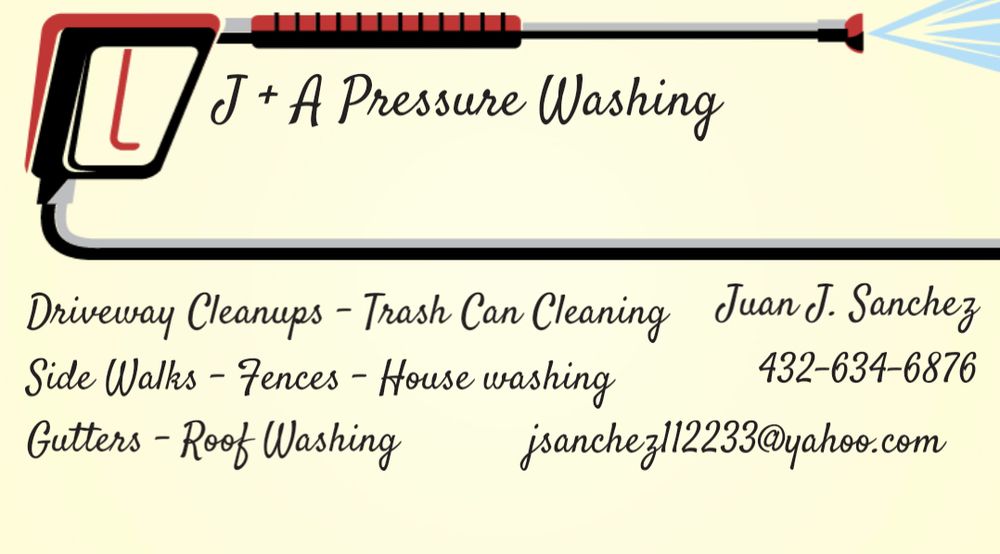 J + A PRESSURE WASHING Request a Quote Midland, Texas Pressure