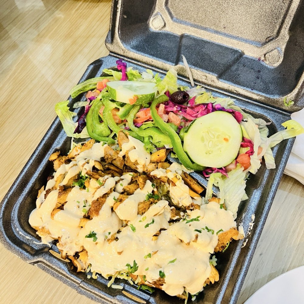 Abdo Kabab - Chicken Shawarma over rice  ( halal ) - Halal Near Me - Orlando, Florida