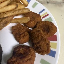 Chicken nuggets. Chicken nuggets.
