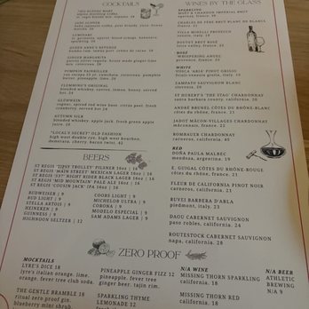 St. Regis Bar - Menu - Lounges Near Me - Park City, Utah St. Regis Bar - Menu - Lounges Near Me - Park City, Utah