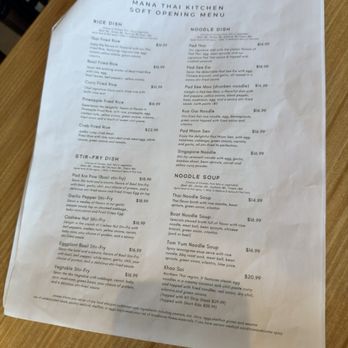 Mana Thai Kitchen - Thai Near Me - Houston, Texas