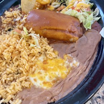 La Casita - Tamale and Taco combo plate - Salad Near Me - Prescott Valley, Arizona