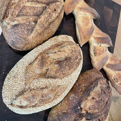 Pan Epi, sesame, rustic 9-grain, cranberry & walnut