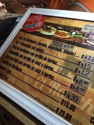 Menu photo 1 Tacos El Ranchero Zapopan, JAL