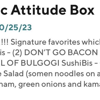 Sushi With Attitude - What's in The Classic Attitude Box Order in Doordash! - Caterers Near Me - Los Angeles, California Sushi With Attitude - What's in The Classic Attitude Box Order in Doordash! - Caterers Near Me - Los Angeles, California