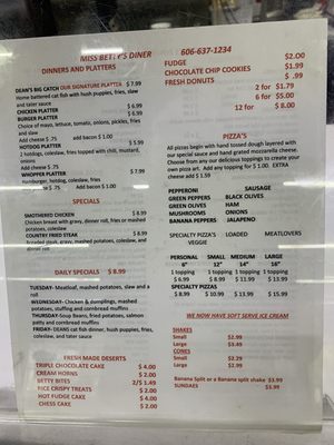 Miss Betty’s Diner and Pizzeria by null