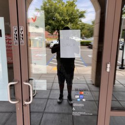 Hand written sign , With no time frame . Just Horrible . I won't be coming back to this location. Hand written sign , With no time frame . Just Horrible . I won't be coming back to this location.