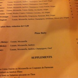 La Sicilia In Bocca Restaurant Pizzeria - They have recently added Baby Pizzas in the shape of Mickey!