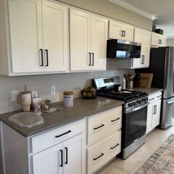 Cabinet Connection - Stove and microwave